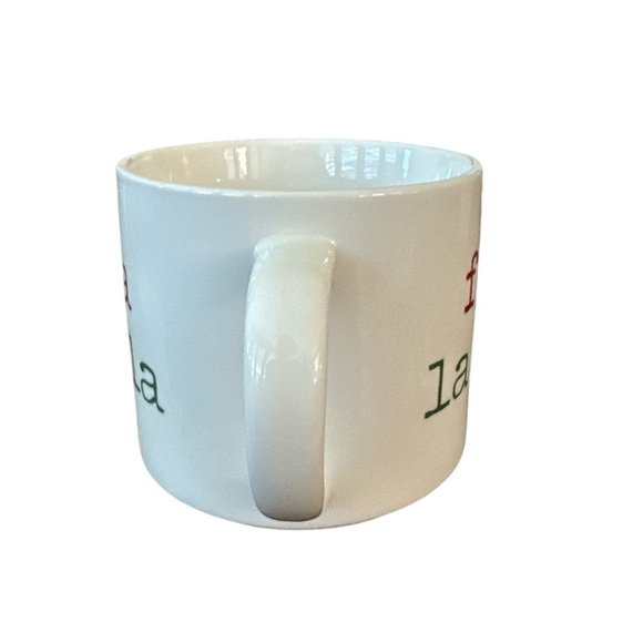 Target Threshold Fa La La La La Holiday Christmas Coffee Tea Mug Cup New - Picture 2 of 6